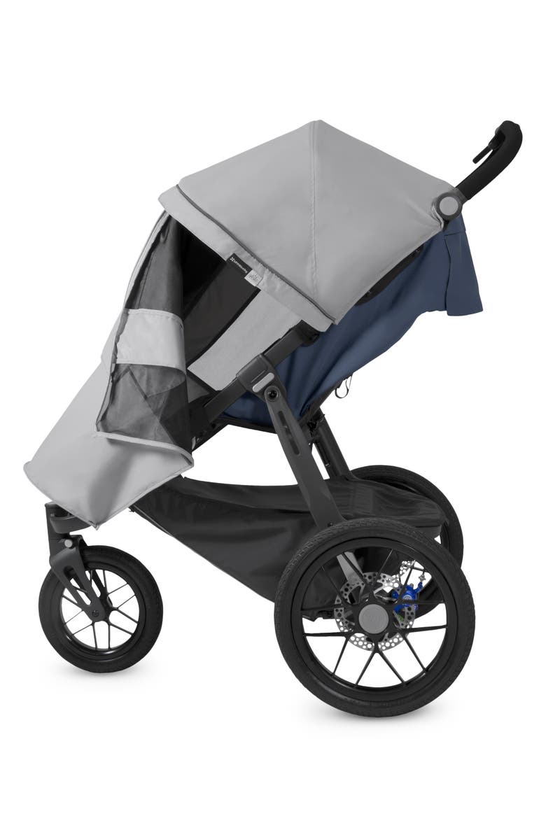 UPPAbaby Sun & Bug Shield for RIDGE Jogger Stroller, Alternate, color, Black/ Grey
