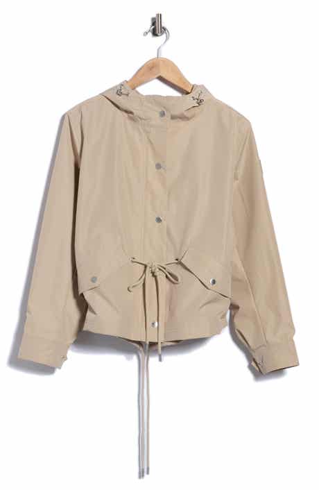Crop Drawstring Hem Jacket