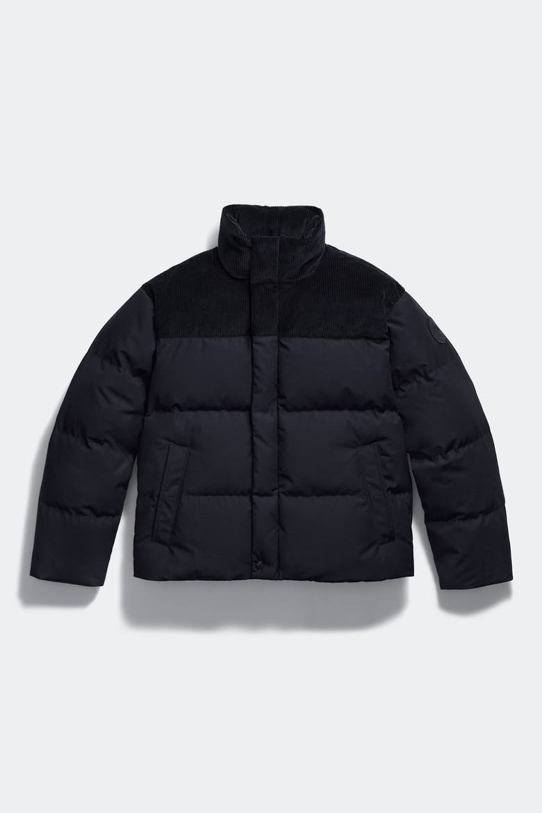 Sterling Corduroy Puffer Jacket, Alternate, color, Nocturne