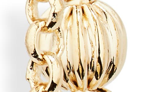 Valentino Garavani Vlogo Chain Front/back Earrings In Gold