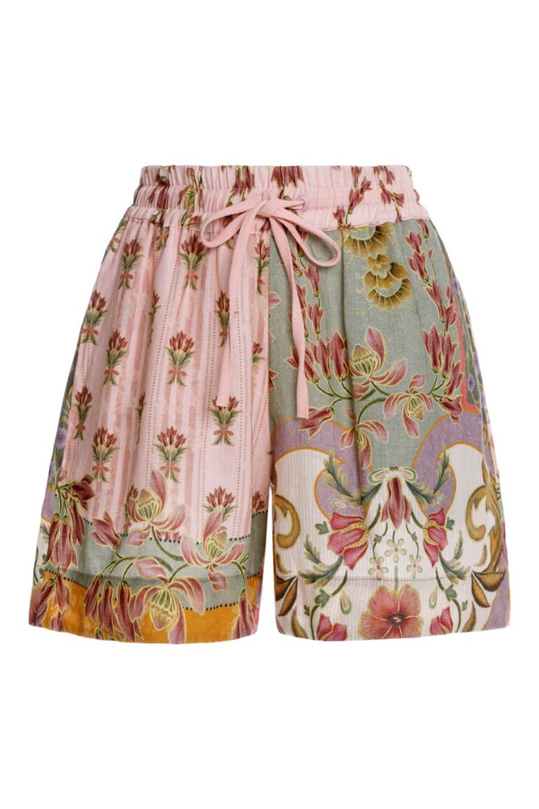 Renata Aura Cover-Up Shorts, Alternate, color, PINK MULTI