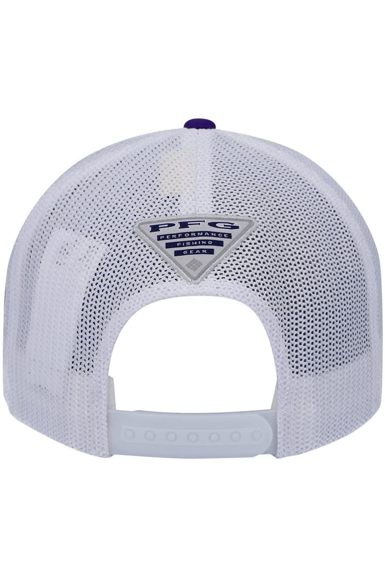 Men's Columbia Purple Clemson Tigers PFG Snapback Adjustable Hat, Alternate, color, Purple