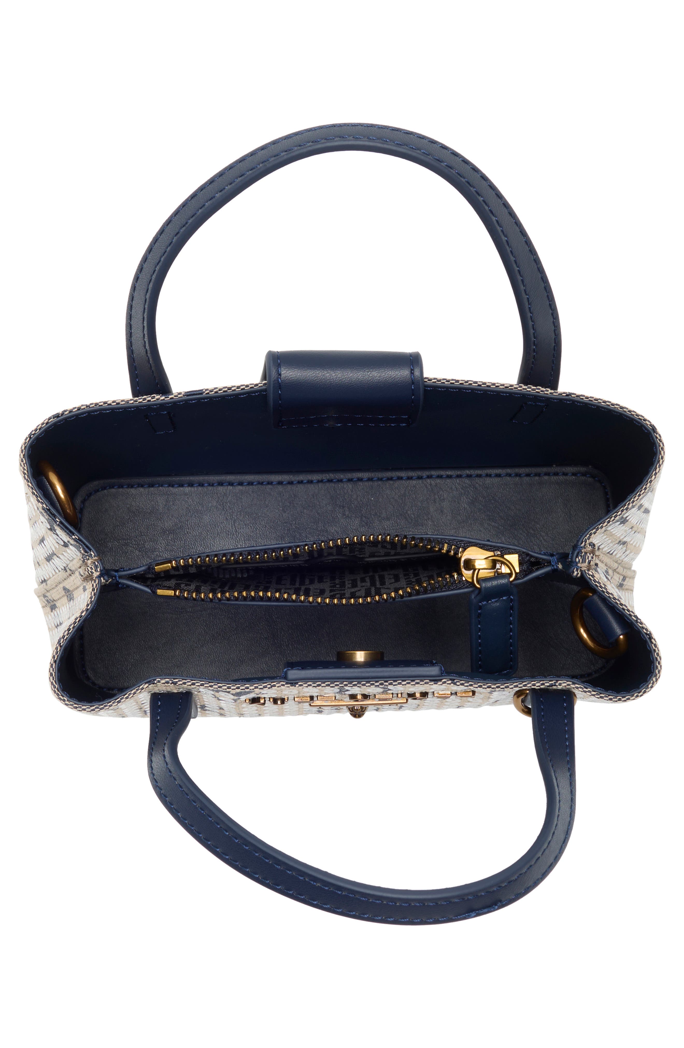 Hampstead Sequin Jacquard Mini Tote Bag, Alternate, color, OPEN BLUE