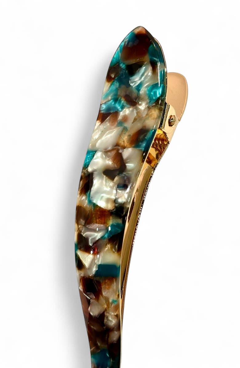 Ficcare Star Clip, Alternate, color, Aqua Brown