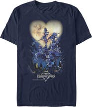Kingdom Hearts Men's Kingdom Hearts 1 Box Art  Graphic T-Shirt