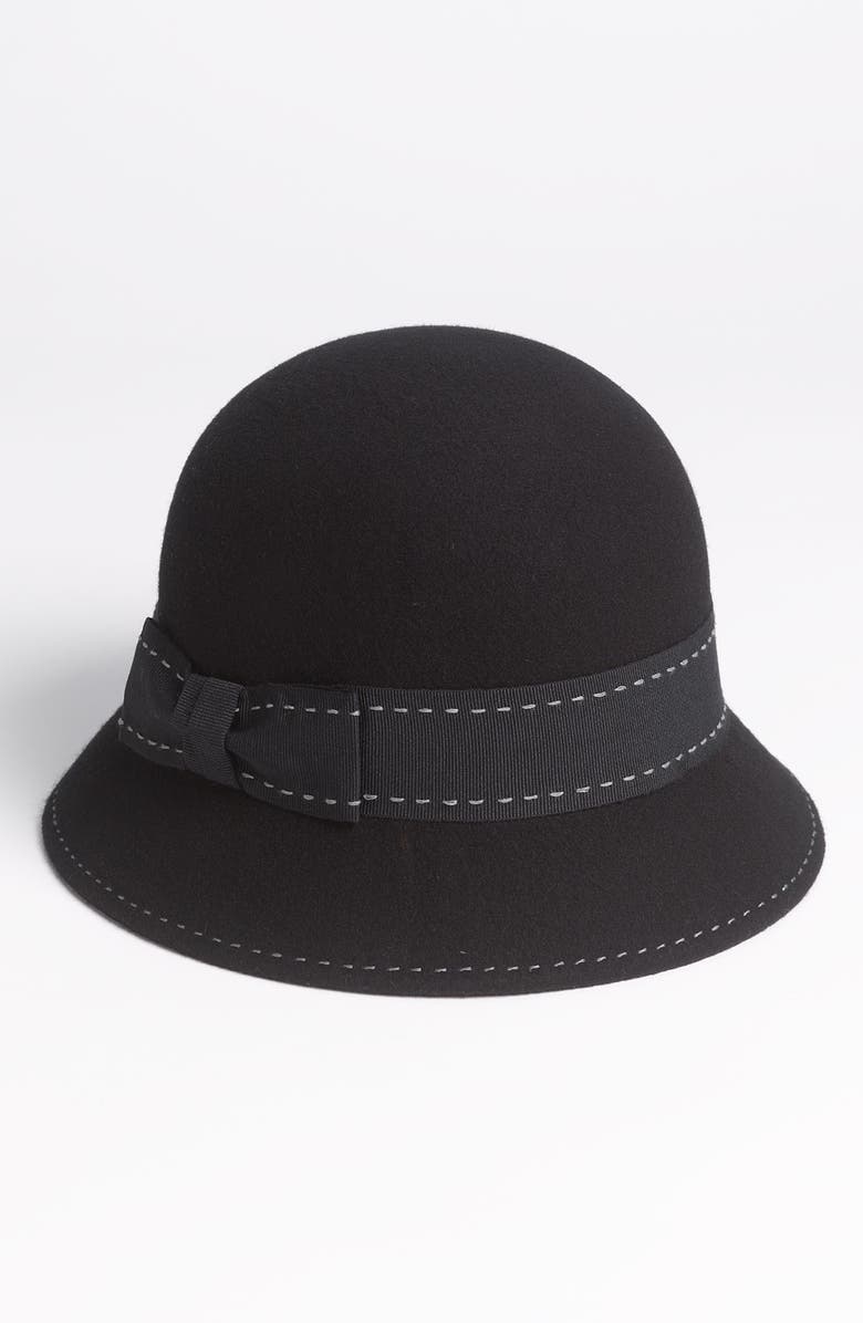 Nordstrom Contrast Stitch Cloche, Main, color,