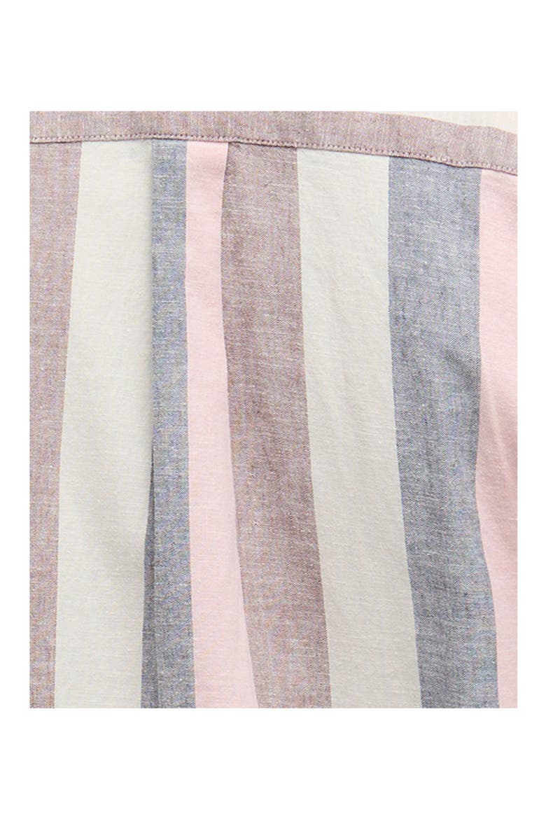 Portwell Stripe Summer Fit Short Sleeve Button-Up Shirt, Alternate, color, PINK