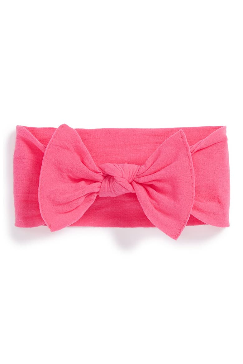 Knotted Bow Headband, Main, color, HP/HP