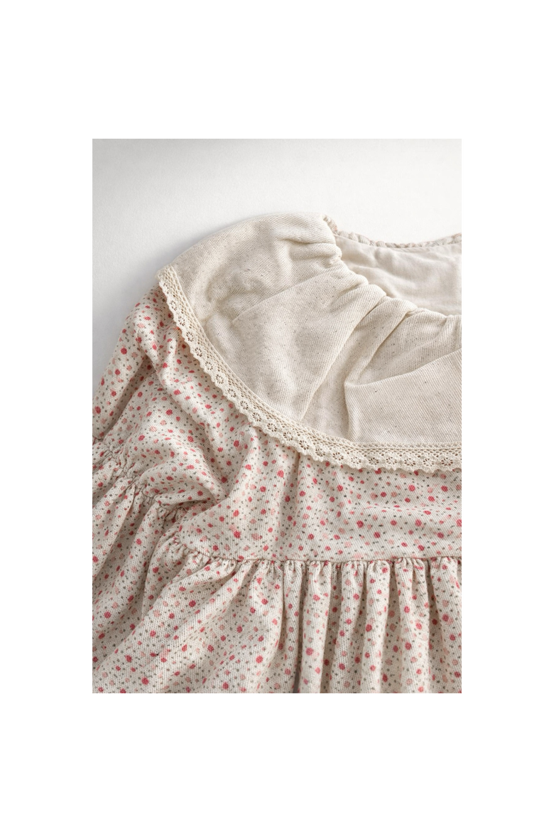Marguerite Dress, Alternate, color, Wild Rosebud Garden