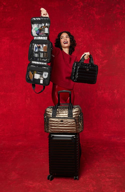 Think Royln Stowaway Travel Bag In Black