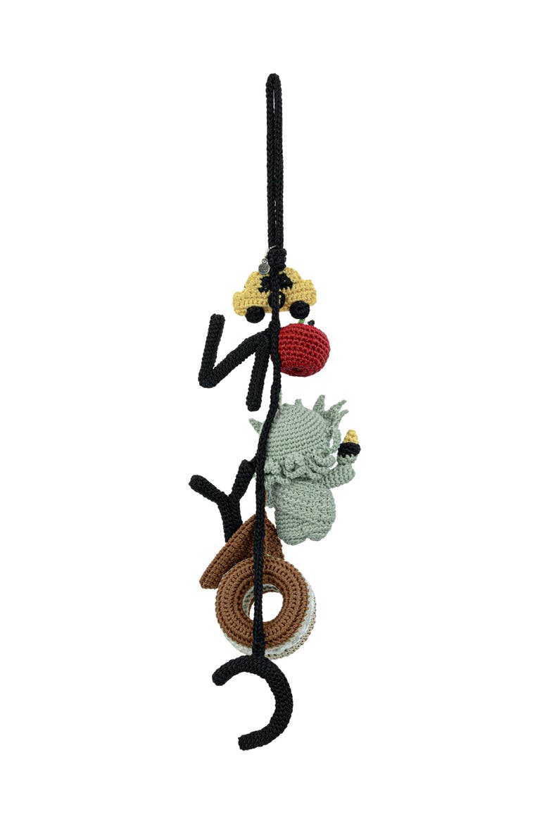 Yarnicharmz Hand Crochet XL Dangle - NYC, Alternate, color, Nyc