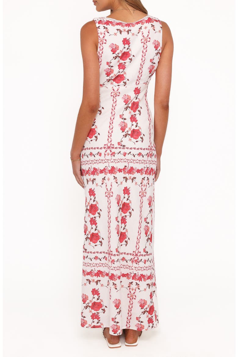Amore Sleeveless Maxi Dress, Alternate, color, RED ROSE