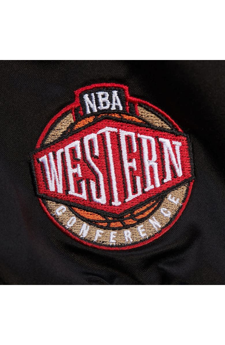 Mitchell & Ness Men's Mitchell & Ness Black Memphis Grizzlies Hardwood Classics Team OG 3.0 Lightweight Satin Full-Snap Jacket, Alternate, color, Black