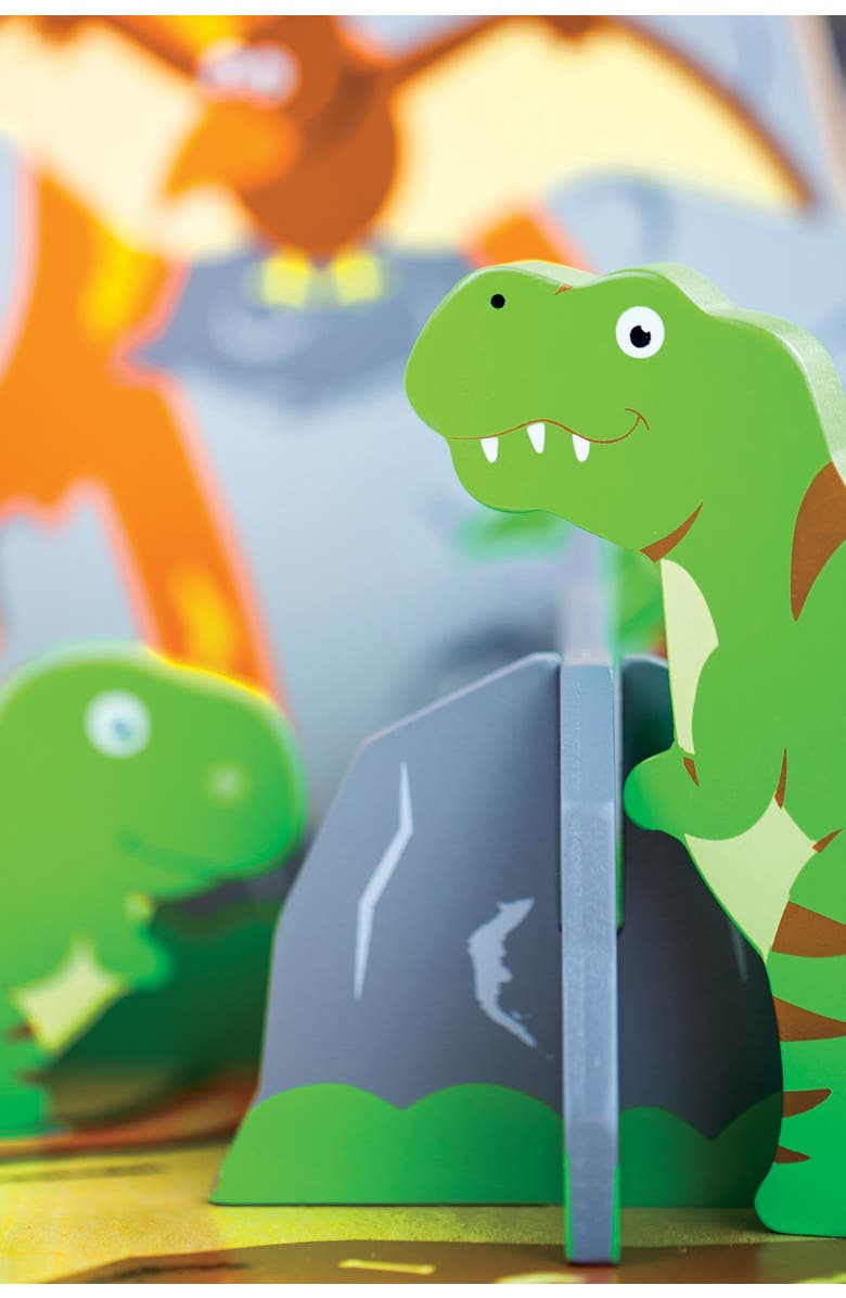 Bigjigs Heritage Playsets Dinosaur Island, Alternate, color,