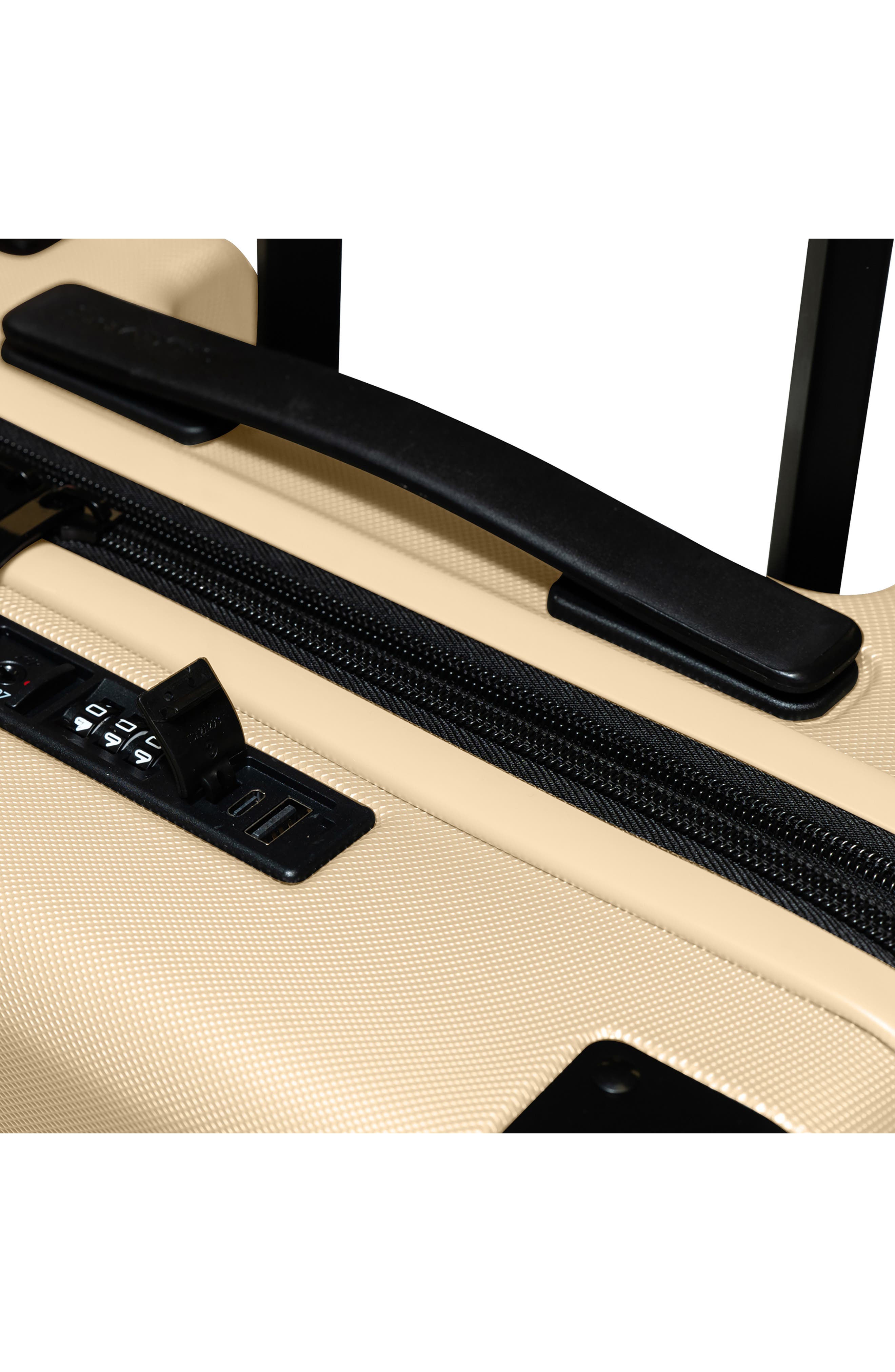 CHAMPS Earth 3-Piece Wheeled Luggage Set, Alternate, color, Sand