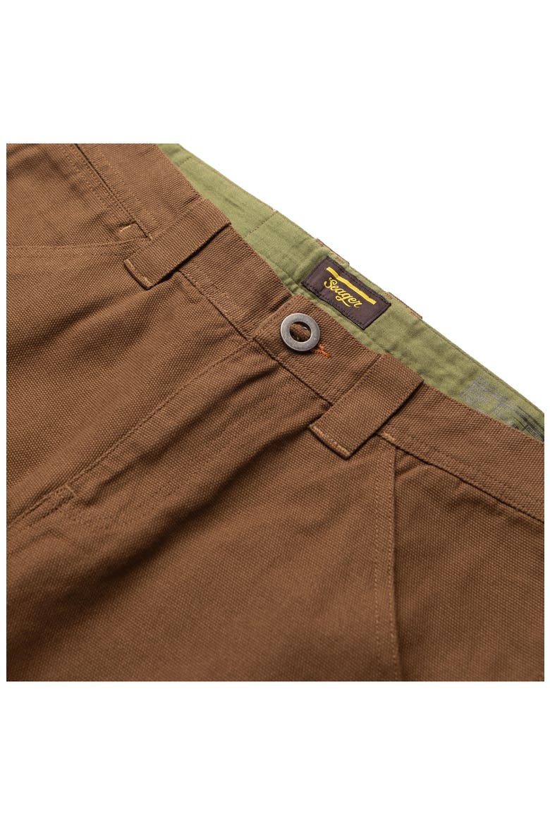 Bison Cotton Canvas Carpenter Pants, Alternate, color, TOBACCO