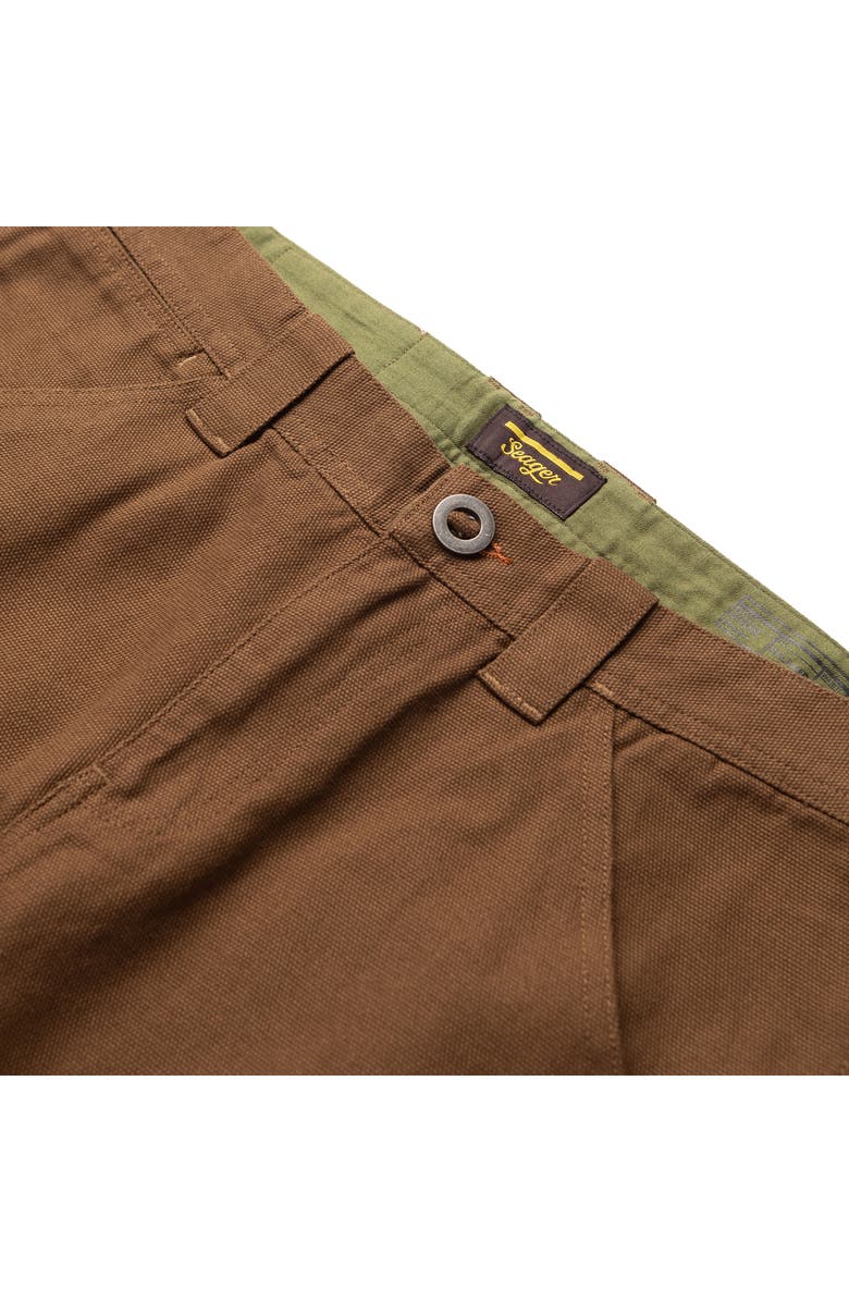 Seager Co Bison Cotton Canvas Carpenter Pants, Alternate, color, Tobacco