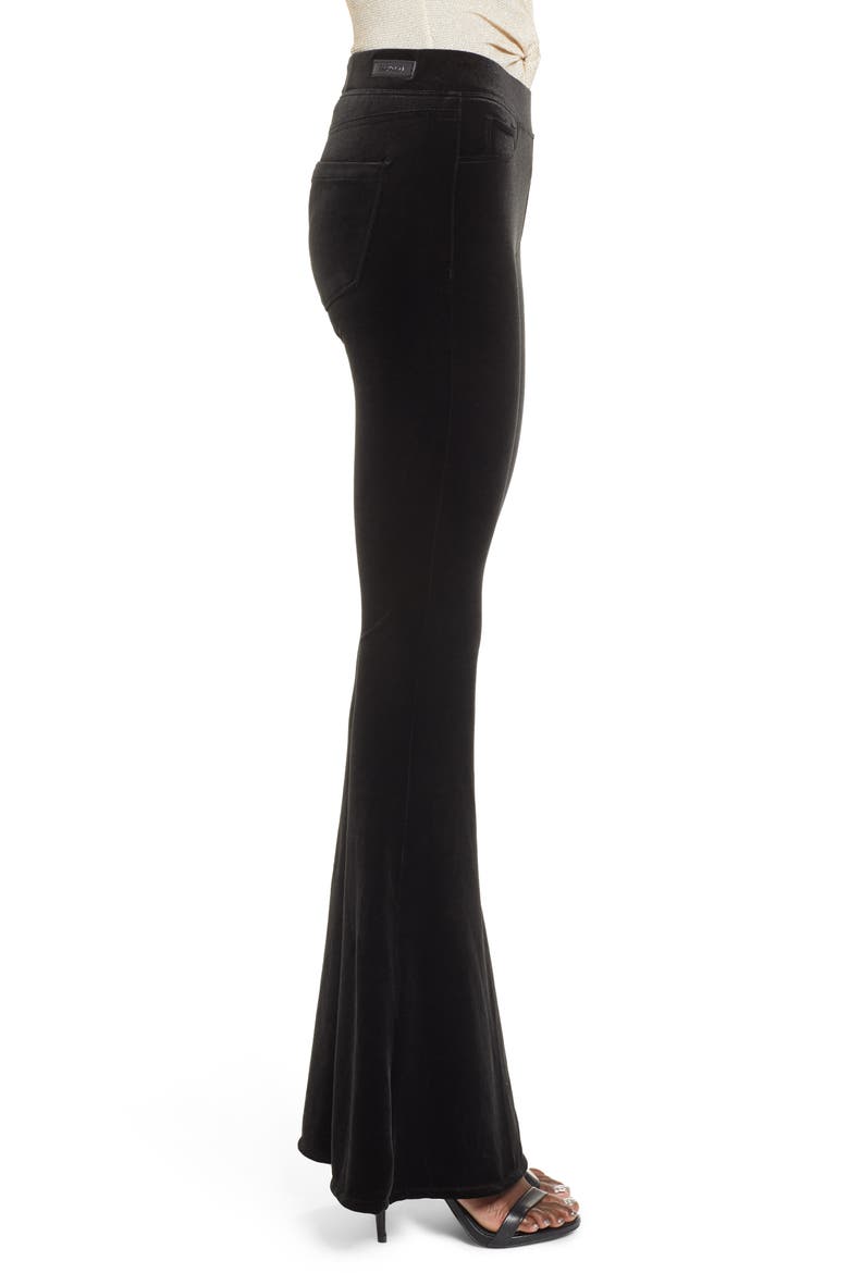 Velvet Flare Pants, Alternate, color, THE GRAND DAME