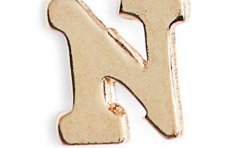 Nashelle Initial Pendant Necklace In Gold Fill - N