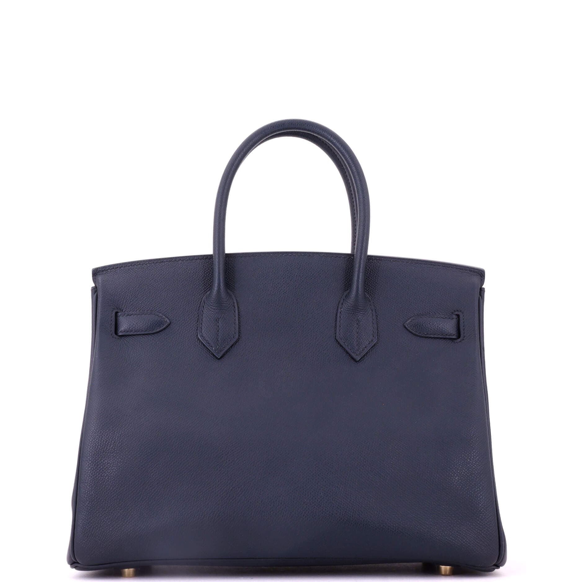 Birkin Handbag Blue Epsom with Gold Hardware 30, Alternate, color, Blue