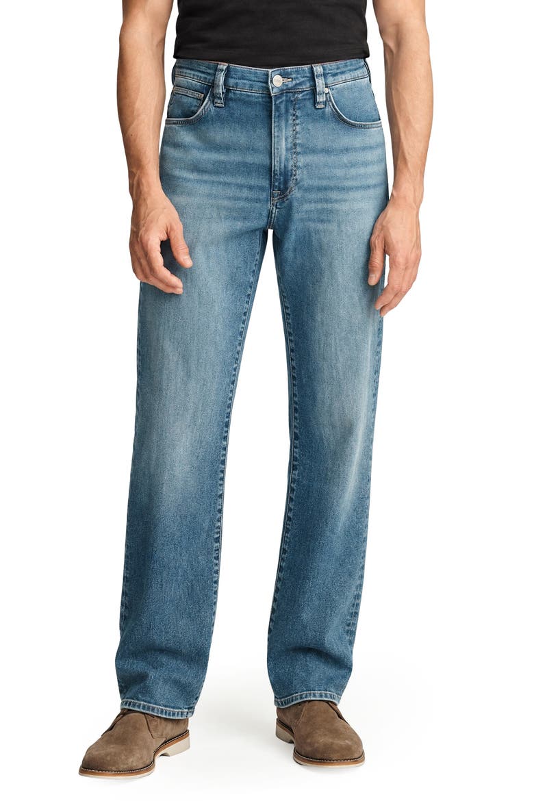 Charisma Relaxed Straight Leg Jeans, Main, color, LIGHT FOGGY AERODENIM