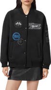 AllSaints Nico Cotton Blend Bomber Jacket