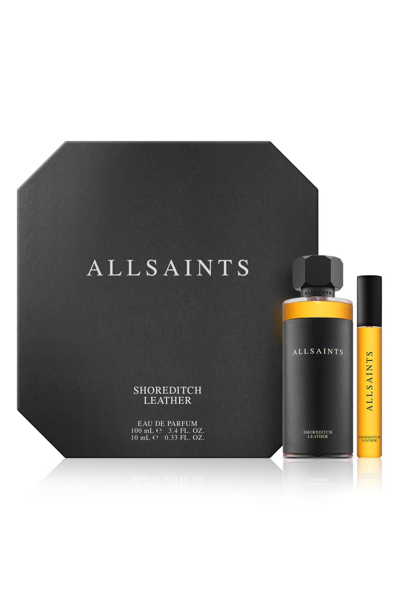 AllSaints Shoreditch Leather Eau de Parfum Set, Main, color,