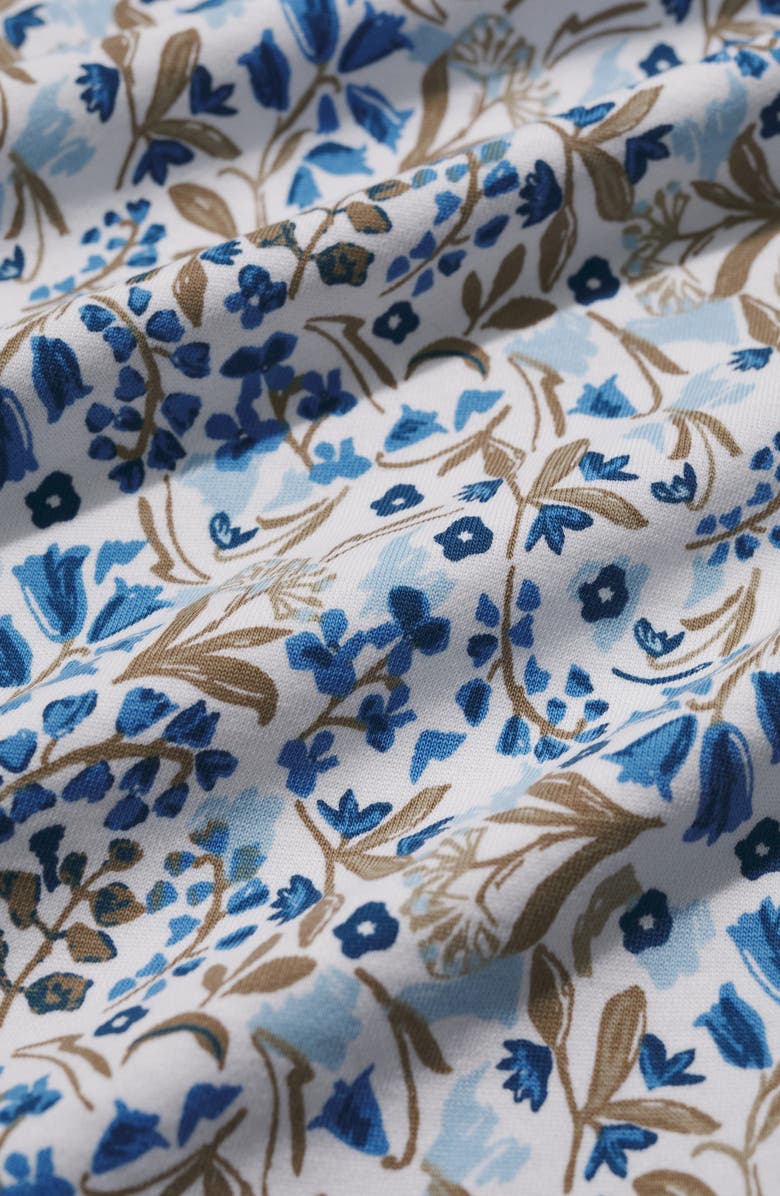 Seasalt Cornwall Bright Wave Organic Cotton Sweatshirt, Alternate, color, Woodland Floral Chalk