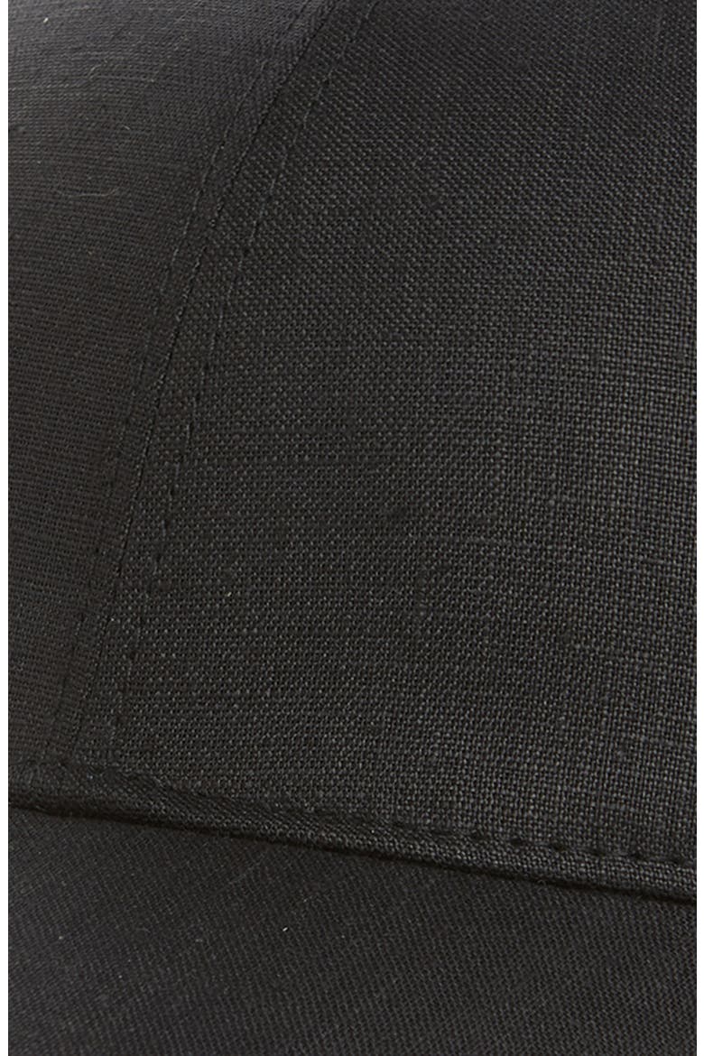 Hemp Baseball Cap, Alternate, color, BLACK