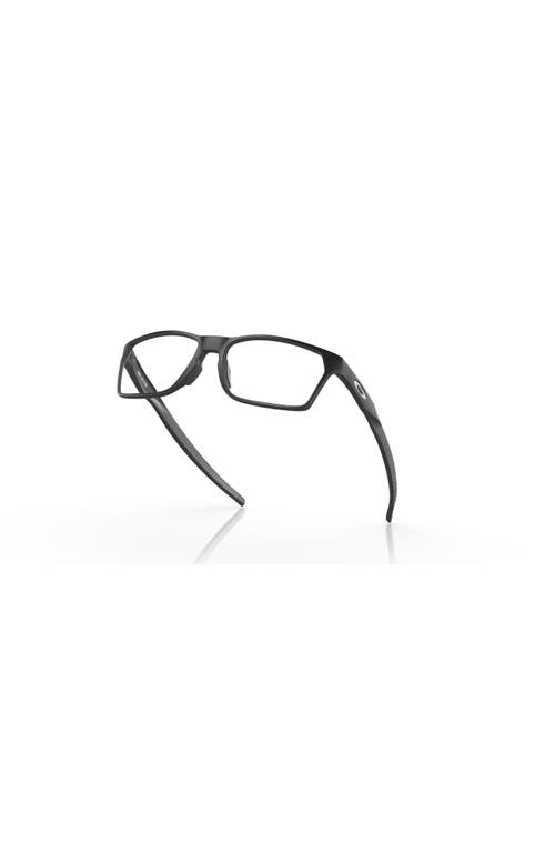 Oakley 57mm Rectangle Optical Glasses In Black