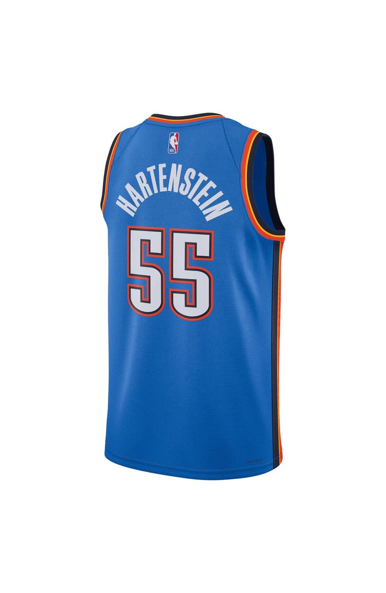 Nike Unisex Nike Isaiah Hartenstein Blue Oklahoma City Thunder Swingman Jersey - Icon Edition, Alternate, color, Blue