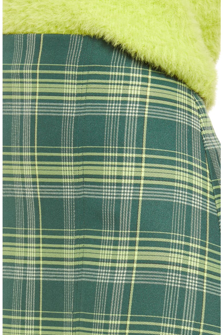 Plaid Skirt, Alternate, color, GREEN VERONIKA PLAID