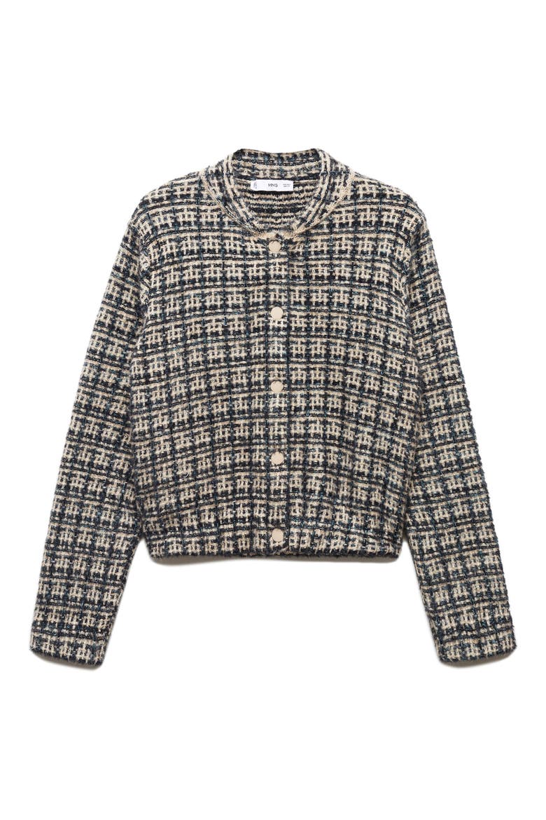 Dolors Tweed Jacket, Alternate, color, NAVY