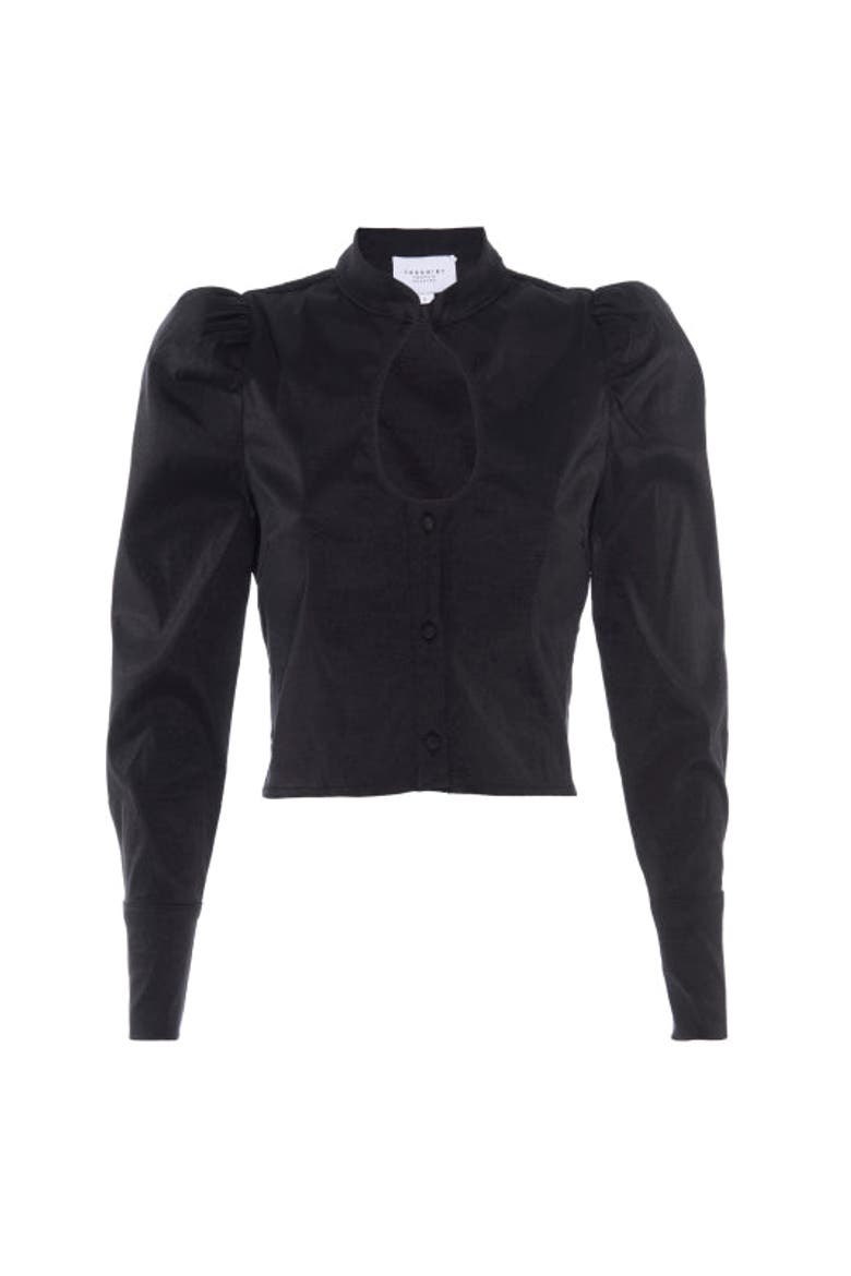 The Giovanna Shirt, Alternate, color, Black