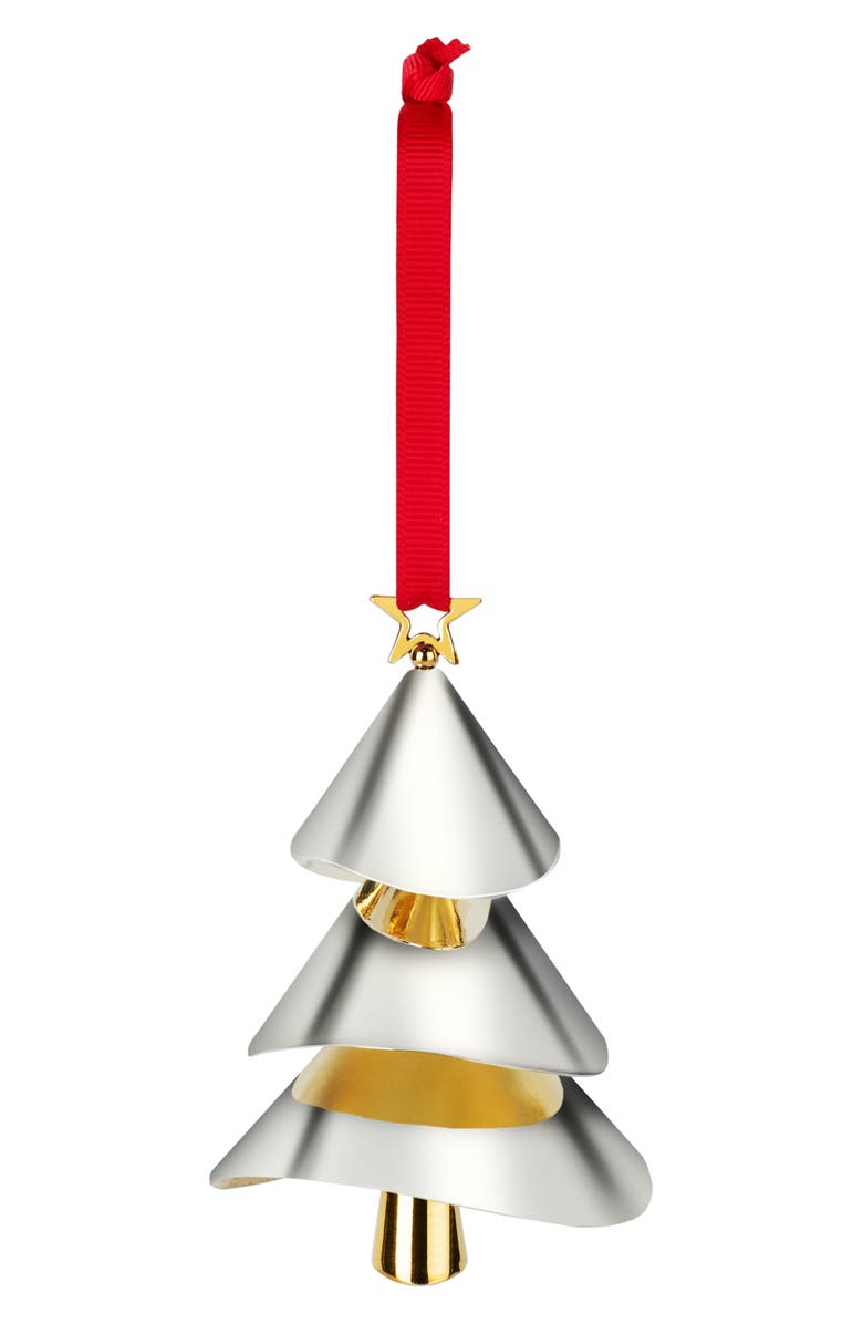 Nambé Dangling Tree Ornament, Alternate, color, Silver