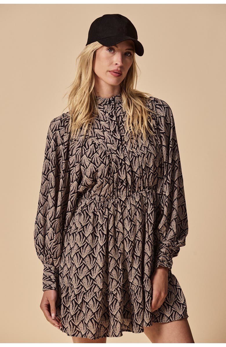 The Shirt by Rochelle Behrens The Marissa Dress, Main, color, Black Print