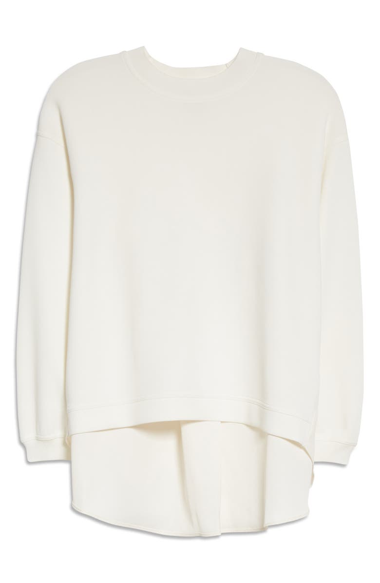 Club Monaco Modern Sweatshirt, Alternate, color, Egret