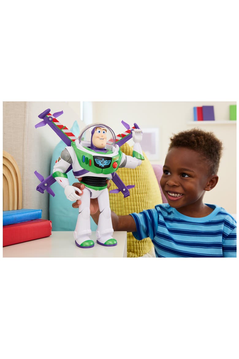 Toy Story 12-Inch Scale Flight Mode Hi-Tech Edition Buzz Lightyear, Alternate, color, BUZZ LIGHTYEAR