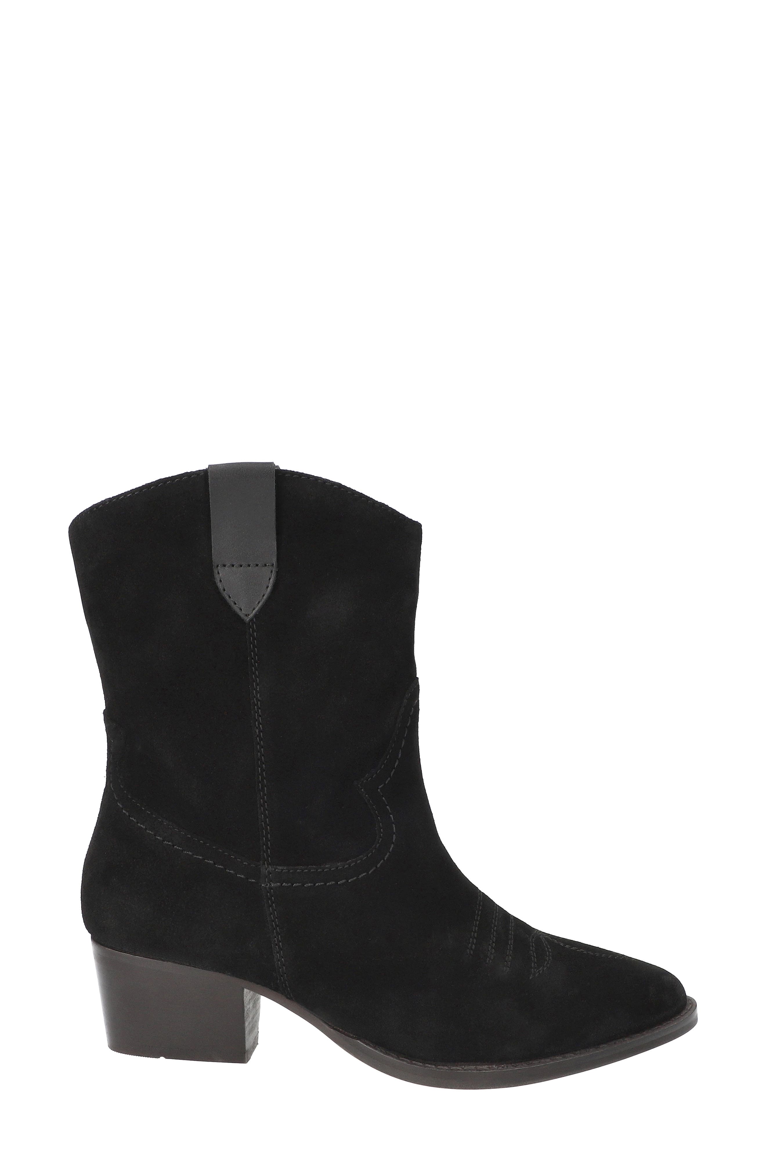 Frontier Western Boot, Alternate, color, BLACK SUEDE LEATHER
