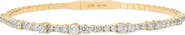 Sara Weinstock Flexion 18k Gold Diamond Bangle