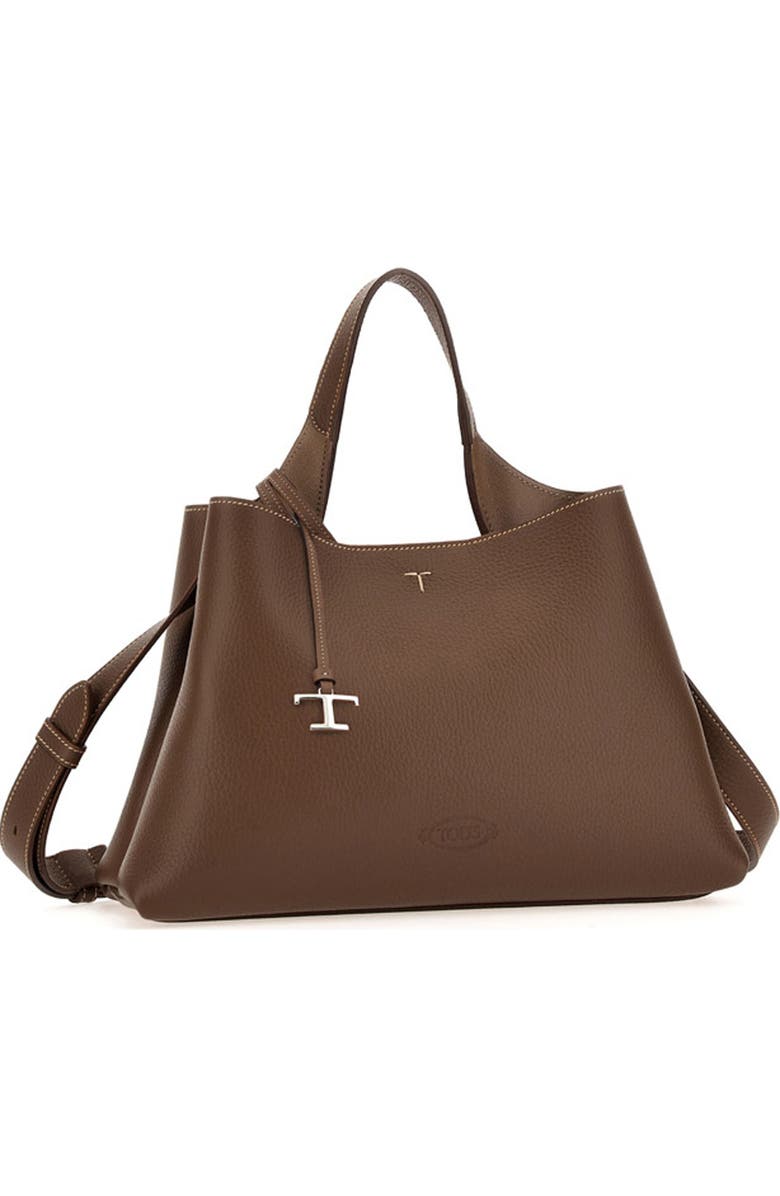 Tod's Apa Leather Top Handle Bag, Main, color,