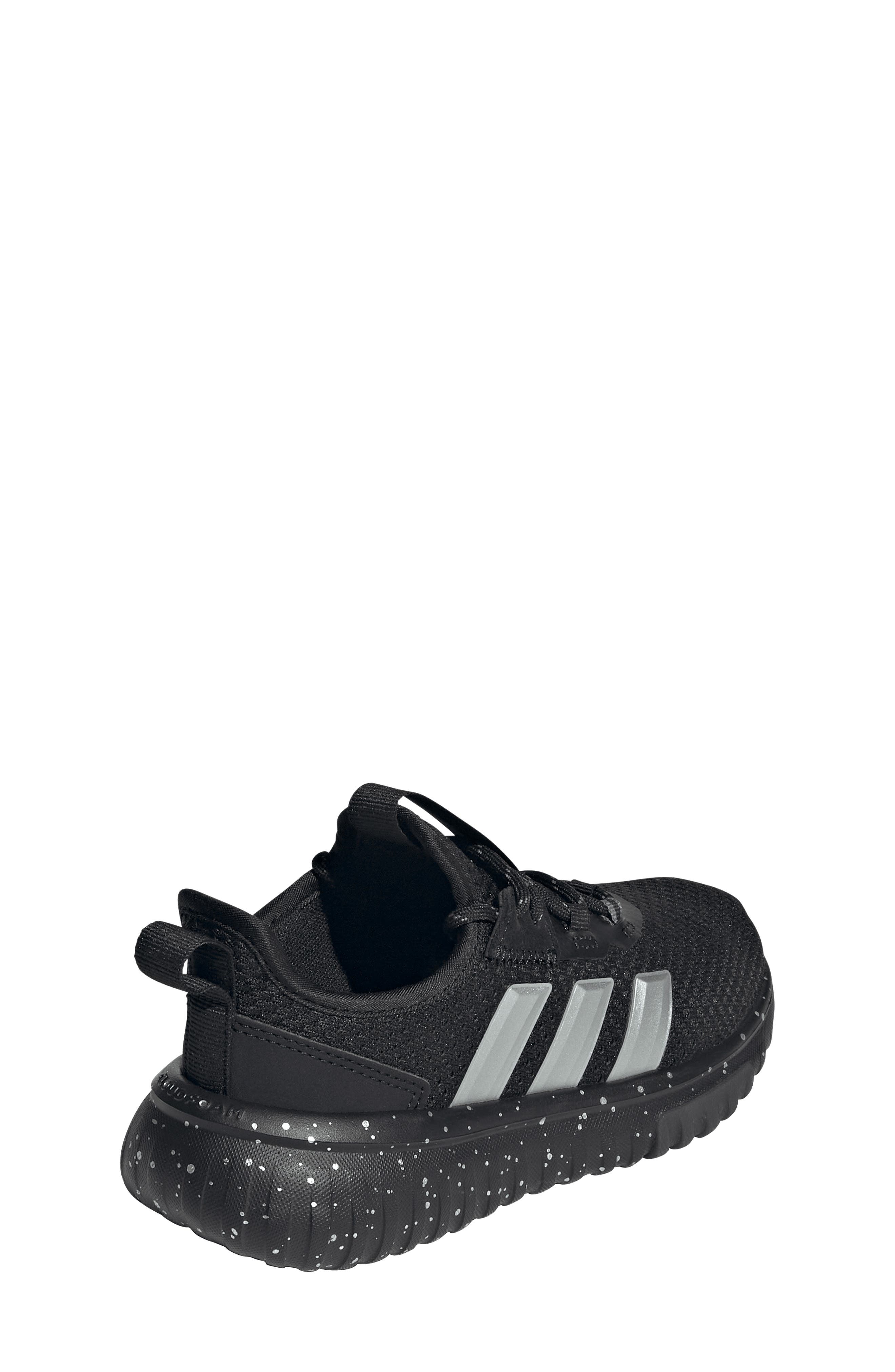 adidas Kids' Kaptir Flow 4.0 Sneaker, Alternate, color, Core Black/ Silver