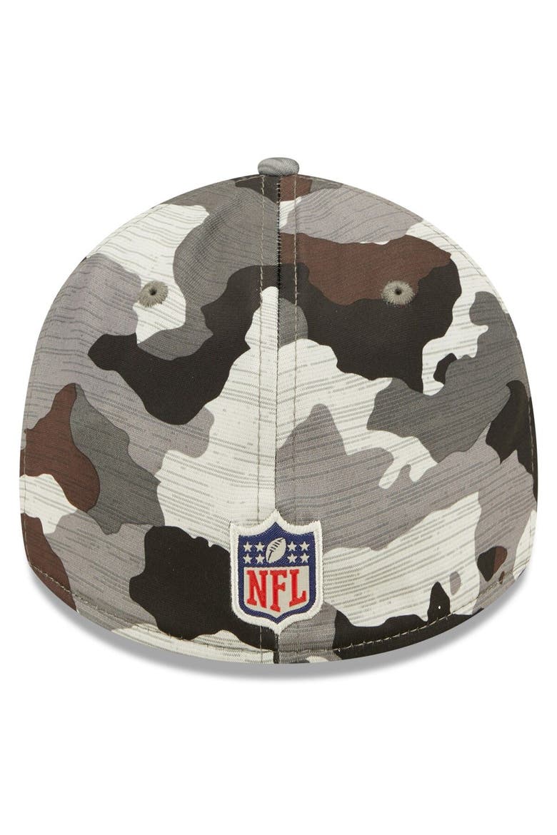 Men's New Era Camo Cleveland Browns 2022 NFL Training Camp Official 39THIRTY Flex Hat, Alternate, color, Camo