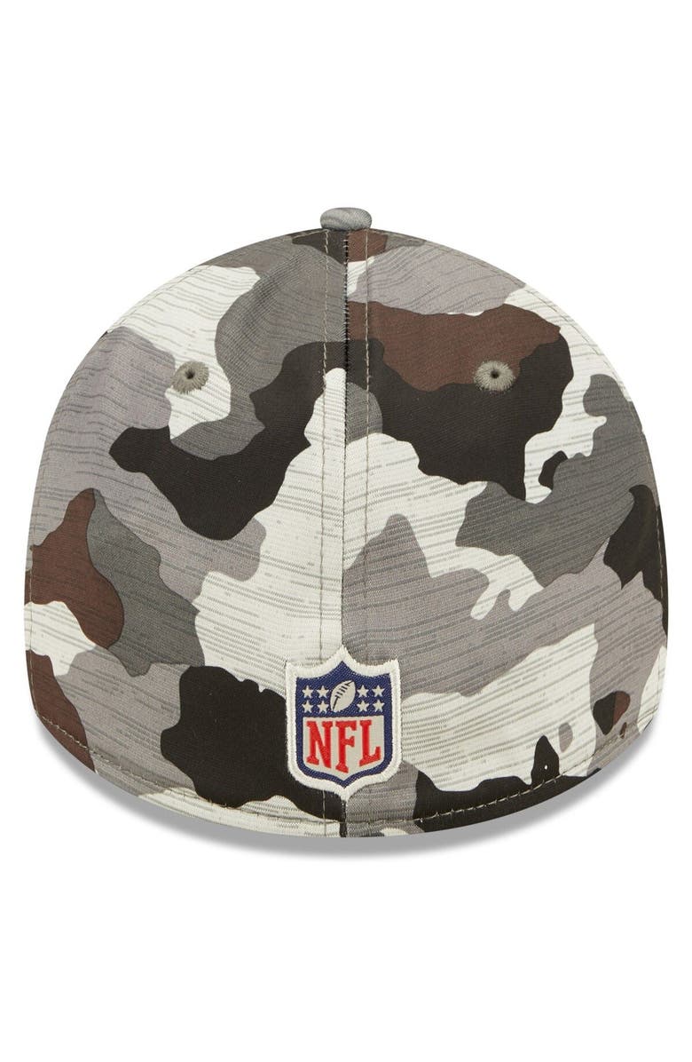 New Era Men's New Era Camo Cleveland Browns 2022 NFL Training Camp Official 39THIRTY Flex Hat, Alternate, color,