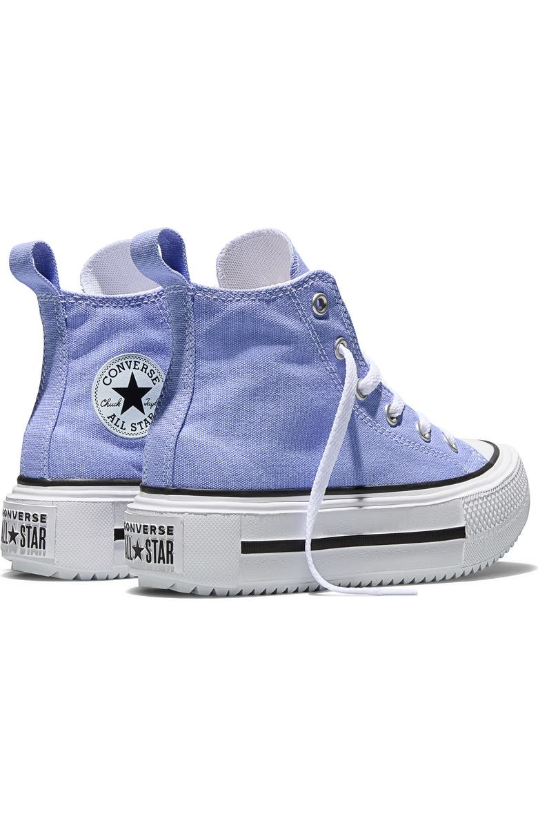 Converse Kids' All Star Lift High Top Platform Sneaker, Alternate, color, Very Peri/ White/ Egret