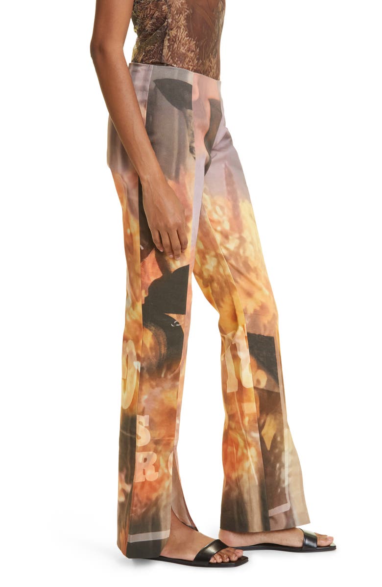 ELLISS Sunflower Stretch Denim Kick Flare Pants, Alternate, color, 