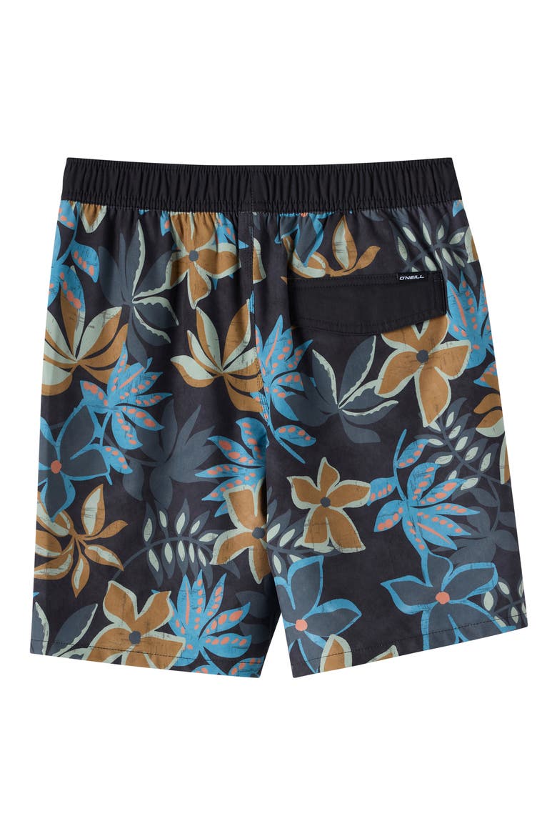 Kids' Hermosa Swim Trunks, Alternate, color, BLACK 4