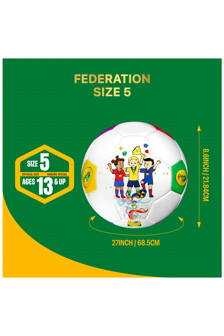Crayola Celebration Soccer Ball, Alternate, color, Celebration White
