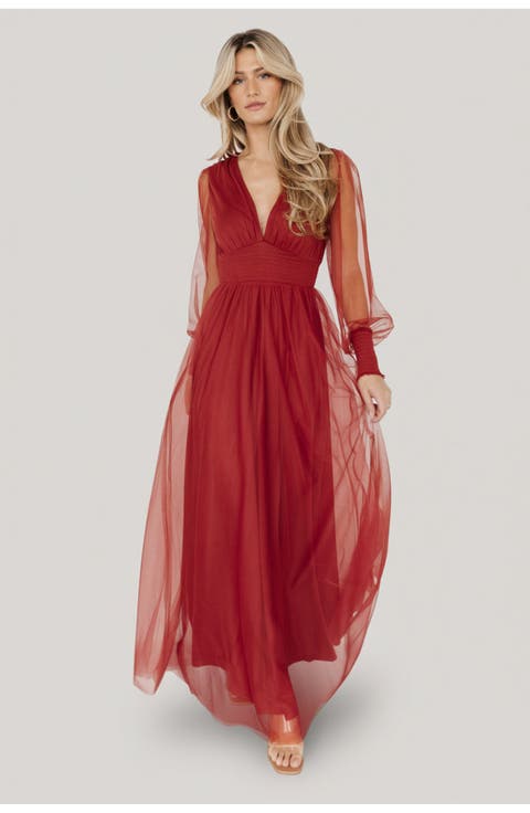 Layla Tulle Maxi Dress