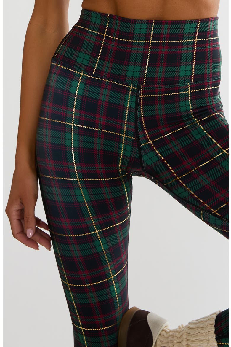 Piper High Waist Leggings, Alternate, color, PINE HOLLOW PLAID